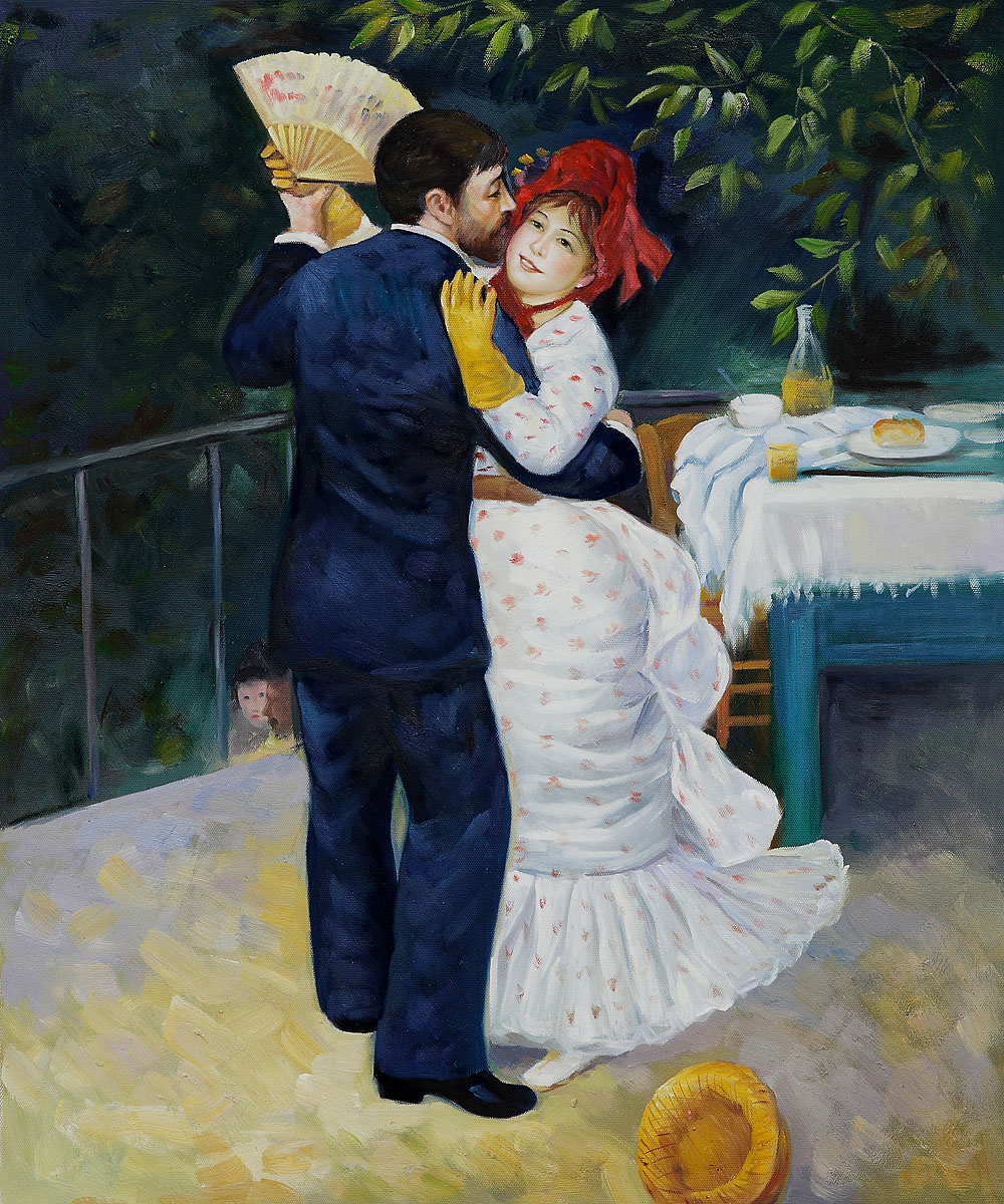 Dance in the Country by Pierre Auguste Renoir - Click Image to Close